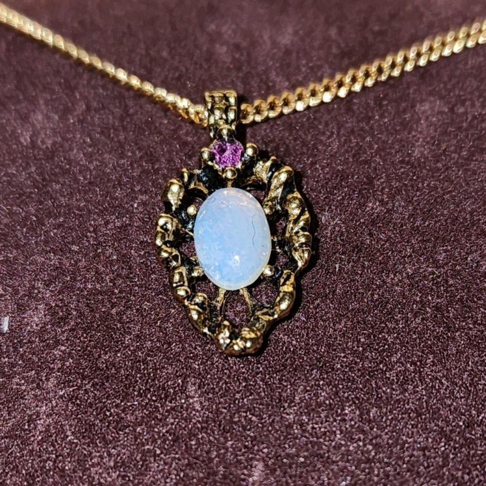 Vintage Ronte of Hollywood Opal Necklace